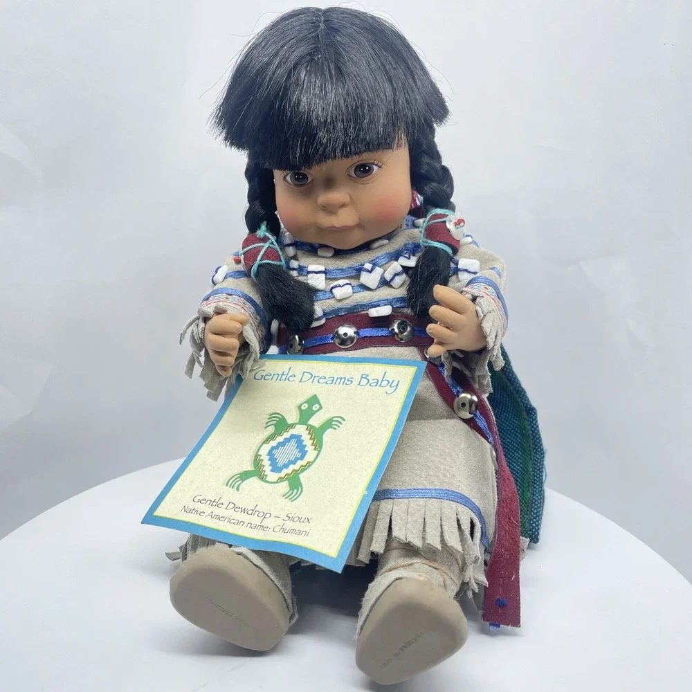 Gentle‎ Dreams Baby Doll Sioux Girl Collectible Native Figure NEW Indian Doll